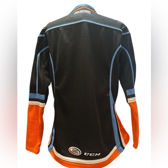 Gulls Hockey Jersey with Blue and Orange Accents - Picture 2 of 4